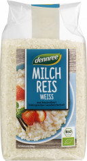 Orez alb pentru orez cu lapte bio 500g Dennree foto