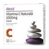 Cumpara ieftin Vitamina C Naturala, 1000 mg, 15 plicuri, Alevia
