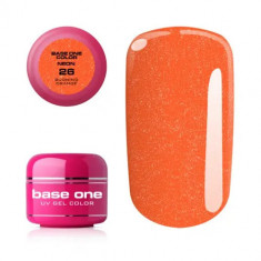 Gel UV Silcare Base One Neon - Burning Orange 26, 5g