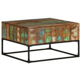 vidaXL Măsuță de cafea, 68x68x41 cm, lemn masiv reciclat 320819