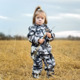 Cumpara ieftin Salopeta impermeabila pentru copii KidsCare Camuflaj, marimea 116
