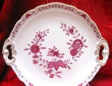 PLATOU PORTELAN HUTSCHENREUTHER BAVARIA COLECTIA MARIA THERESIA DECOR LINDERHOF 29.5 CM