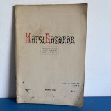 Revista Liceului &bdquo;Matei Basarab&rdquo; București, Anul I, Nr. 1, martie 1944