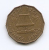 Fiji 3 Pence 1961 - Elizabeth II - B11, 21.9 mm KM-22 (1), Australia si Oceania, Alama