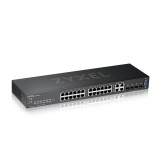 SWITCH ZYXEL, porturi Gigabit x 24, SFP x 4, managed, rackabil, &quot;GS2220-28-EU0101F&quot; (timbru verde 2 lei)