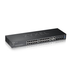 SWITCH ZYXEL, porturi Gigabit x 24, SFP x 4, managed, rackabil, &quot;GS2220-28-EU0101F&quot; (timbru verde 2 lei)