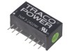 Convertor DC/DC TRACO POWER TMR 3-2422WI, 3W, 9-36V la &plusmn;12V, SIP8, 1.6kV, -40-85C