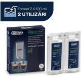 Decalcifiant original De&rsquo;Longhi EcoDecalk DLSC200, 2 utilizari, 2x100 ml