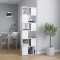 vidaXL Bibliotecă/Separator cameră, alb, 60x24x186 cm