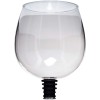 Dop tip pahar, Accesoriu pentru Sticle de Vin, transparent, Dimensiuni: 8 x 13 cm, usor, dar robust, Oem