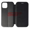 Husa Flip Round Neagra Apple iPhone 12 Pro - Protectie Premium