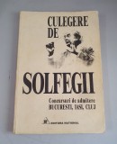 Culegere de solfegii - Concursuri de admitere Bucuresti , Iasi , Cluj