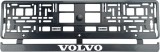 Cumpara ieftin Set 2 bucati, suport numar inmatriculare carbon VOLVO II, Autohelix MSA