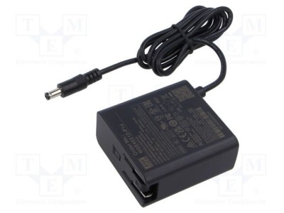 Alimentator MEAN WELL 12V 3,75A 45W pulsatoriu plug-in pentru aplicații medicale foto
