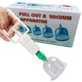 Set 6 ventuze medicinale cu pompita vacuum pentru masaj, Oem