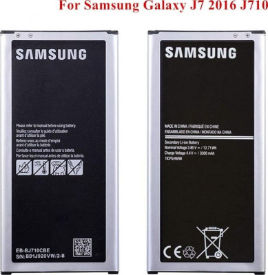 Acumulator Samsung Galaxy J7 2016 J710 EB-BJ710CBE 3100mah foto