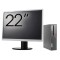 Pachet Calculator Second Hand LENOVO ThinkCentre M910s SFF, Intel Core i5-6500 3.20GHz, 16GB DDR4, 512GB SSD + Monitor 22&amp;quot; NewTechnology Media