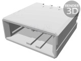 Soclu cablu-placă Dynamic D-3100S 3,81mm 250V 12A 3 PIN