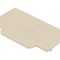 Placă extremitate bej 2,1mm UL94V-0