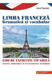 Limba franceza gramatica si vocabular. 2500 de exercitii tip grila pentru admitere in invatamantul superior - Ionut Pepenel