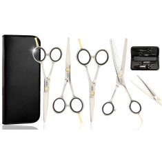 Set profesional de foarfece 4,0 4,5 5,5 Quatros 4 buc.