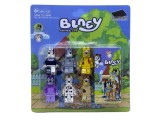 Set 6 Figurine Bluey si accesorii - Personaje Amuzante pentru Copii
