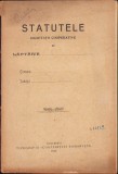 HST C2045 Statutele Societății cooperative de lăptărie 1919