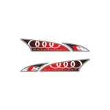 Audi F1 set abțibilduri 3D logo big 2026 - Rozměr: 48x9 cm