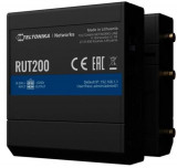 Router 4G, industrial, 2 porturi RJ45, Wi-Fi, 1x slot pentru SIM, Teltonika RUT200