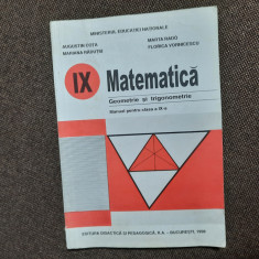 MATEMATICA GEOMETRIE SI TRIGONOMETRIE Manual pentru clasa a IX-a - Augustin Cota