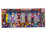Set Figurine Amazing Digital Circus Jax si Prietenii, Plastic Multicolor, 10cm, 3+ Ani