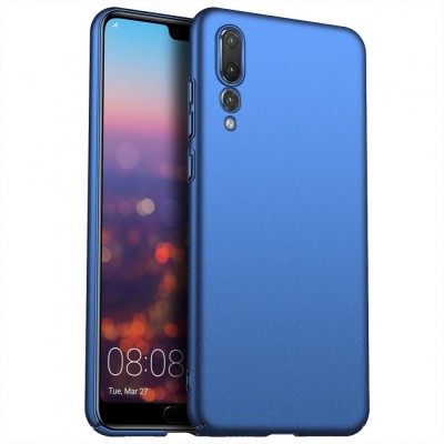 Husa Pentru HUAWEI P20 - Luxury Mat TSS, Albastru foto