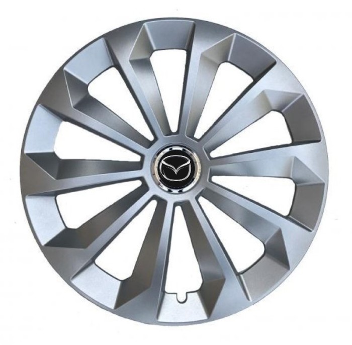 Set 4 Capace Roti, potrivite jantelor de R14, pentru Mazda, model fame cromat