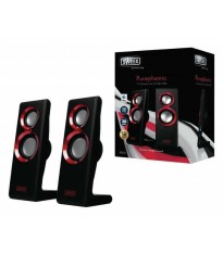 Set 2 difuzoare Purephonic USB 2.0 20W rosu SWEEX foto