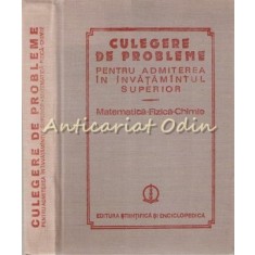 Culegere De Probleme Rezolvate Pentru Admiterea In Invatamantul Superior