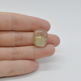 Cabochon cuart rutilat 18x15x6mm c10, Stonemania Bijou