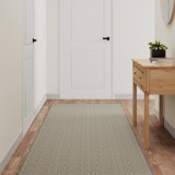 Covor traversa cu aspect sisal, argintiu, 80x400 cm GartenMobel Dekor, vidaXL