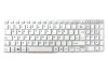Tastatura Laptop, Toshiba, Satellite C55-C-11J, fara rama, alba, UK