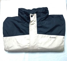 NORSKIN geaca barbati fermoar gluga marimea 68/70 poliester negru/crem