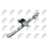 Macara geam Mercedes Ml W163 -2005, Stanga Spate, Cu motor, 1637300146
