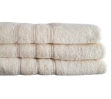 Cumpara ieftin Set de 3 prosoape baie Valentini Bianco, 70x140cm, Crem
