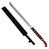 Cumpara ieftin Sabie de vanatoare, Japan Soul, maner textil, teaca cadou, 70 cm