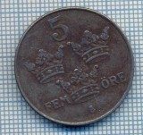 AX 68 MONEDA - SUEDIA - 5 ORE -ANUL 1950 -STAREA CARE SE VEDE