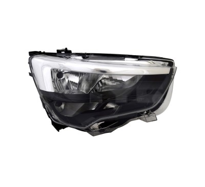 Far Opel Combo/Life, 09.2018-, montare fata, dreapta, cu lumina de zi; H1+H7+W21/5W; electric; halogen, VALEO foto