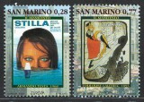 San Marino 2003 Mi 2085/86 MNH - Europa: Poster Art, Nestampilat