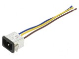 Conector alimentare AC 10A 250VAC IEC 60320