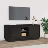 VidaXL Comodă TV, negru, 102x35x45 cm, lemn prelucrat