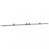 Cumpara ieftin Set feronerie pentru usi glisante, negru, 427 cm, otel