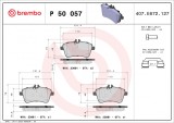 BREMBO P 50 057 PRIME LINE set placute frana,frana disc