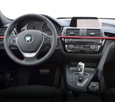 Folie Protectie Navigatie BMW Seria 3 2016-2019, Duragon, protectie Display Navigatie, silicon Transparent, Anti-zgarieturi, kit instalare foto